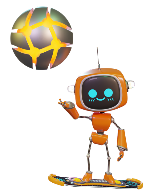 STASISM robot mascot