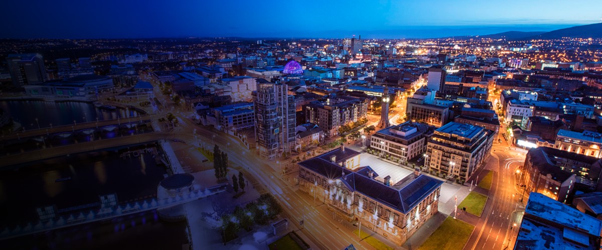 Oslo city at night