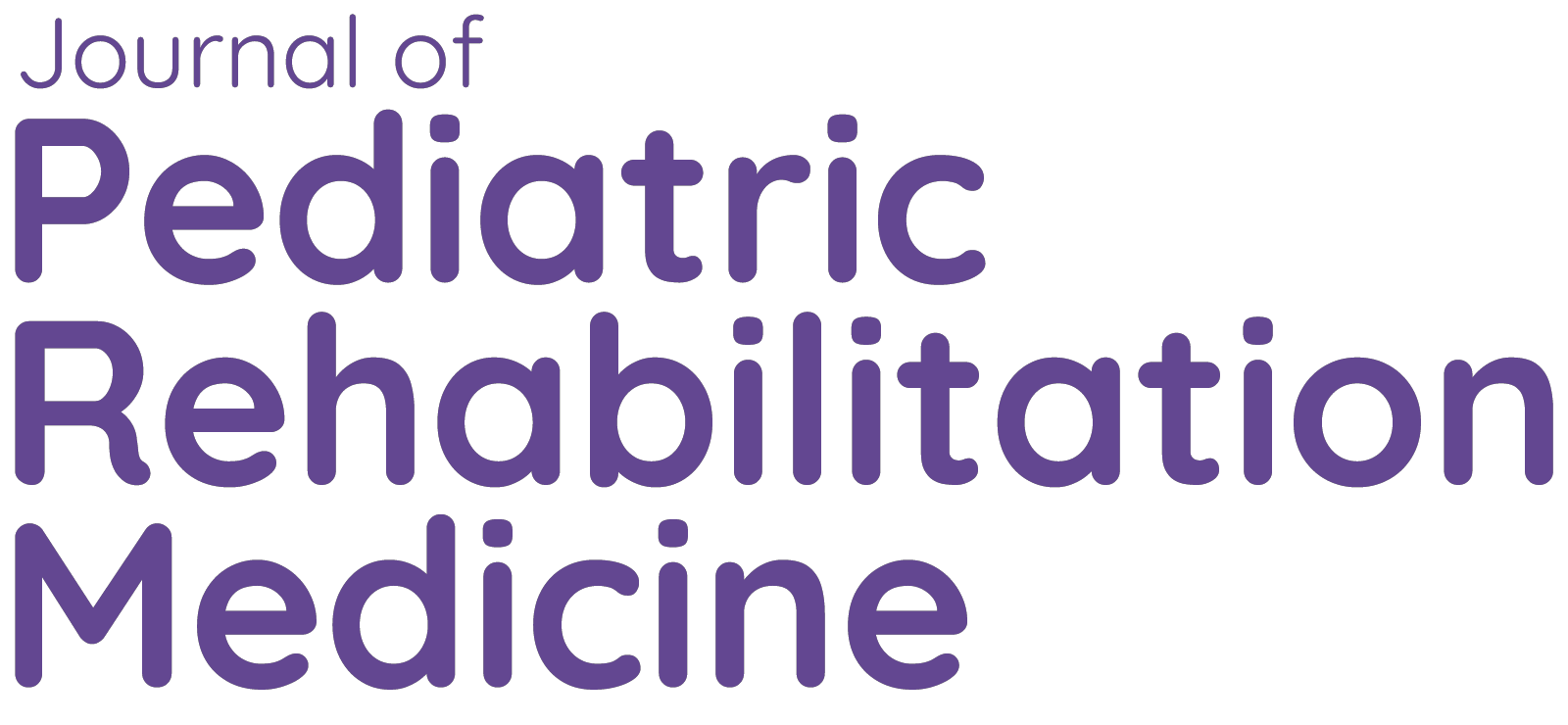 Journal of Pediatric Rehabilitation Medicine